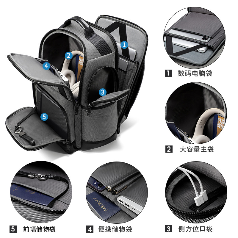 商務(wù)通勤電腦背包|商務(wù)雙肩背包定制