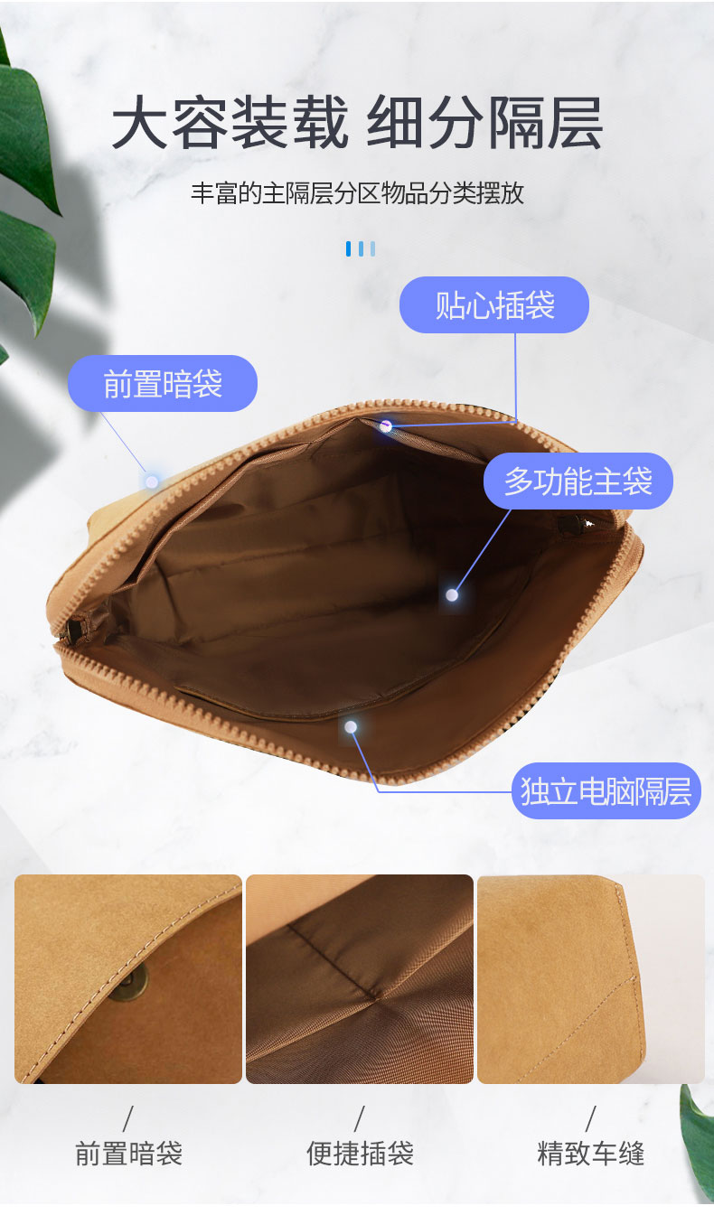 復古牛皮紙手提背包,雙肩包代工廠,廣東背包廠家.jpg