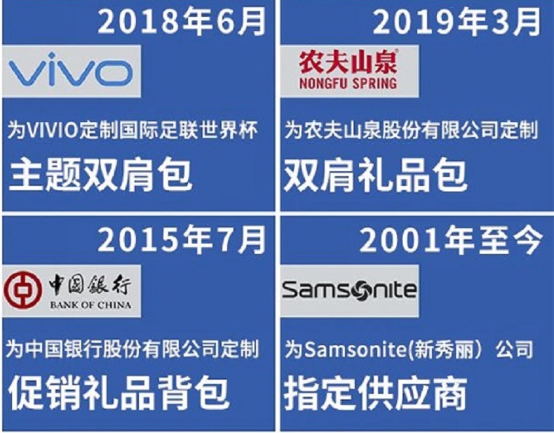 佛山雙肩包工廠-合作過后才知好不好
